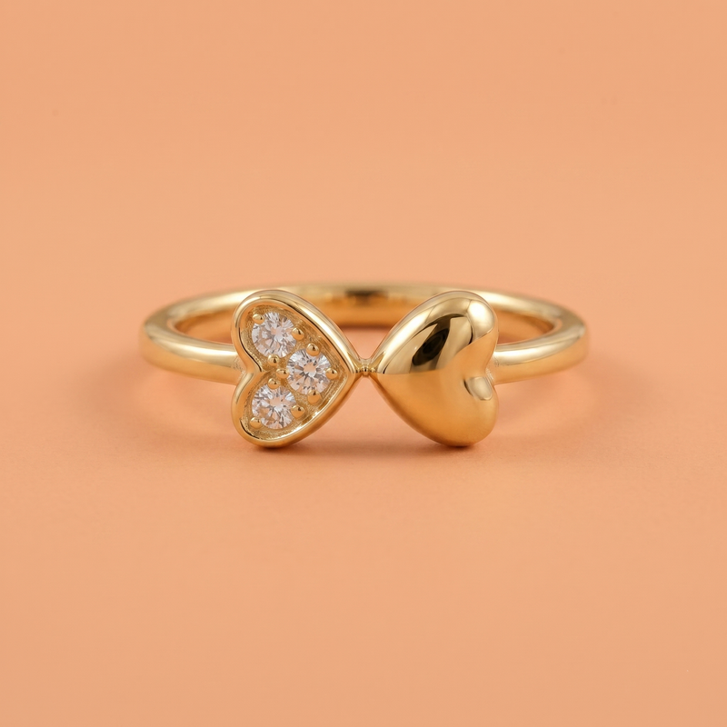Buy Due Heart Trending Ring for women
