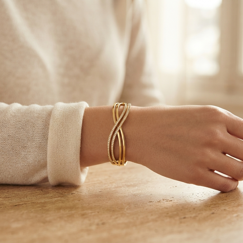 Designer Crystal Stone Bracelet for women for functional wear