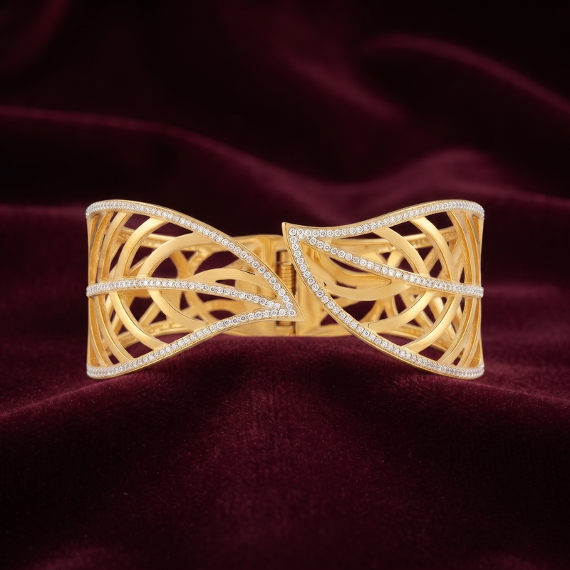 Buy Trending Full size calf style Solid bracelet for women