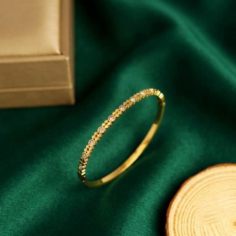 Buy Diamond Work Trending Solid bracelet for women