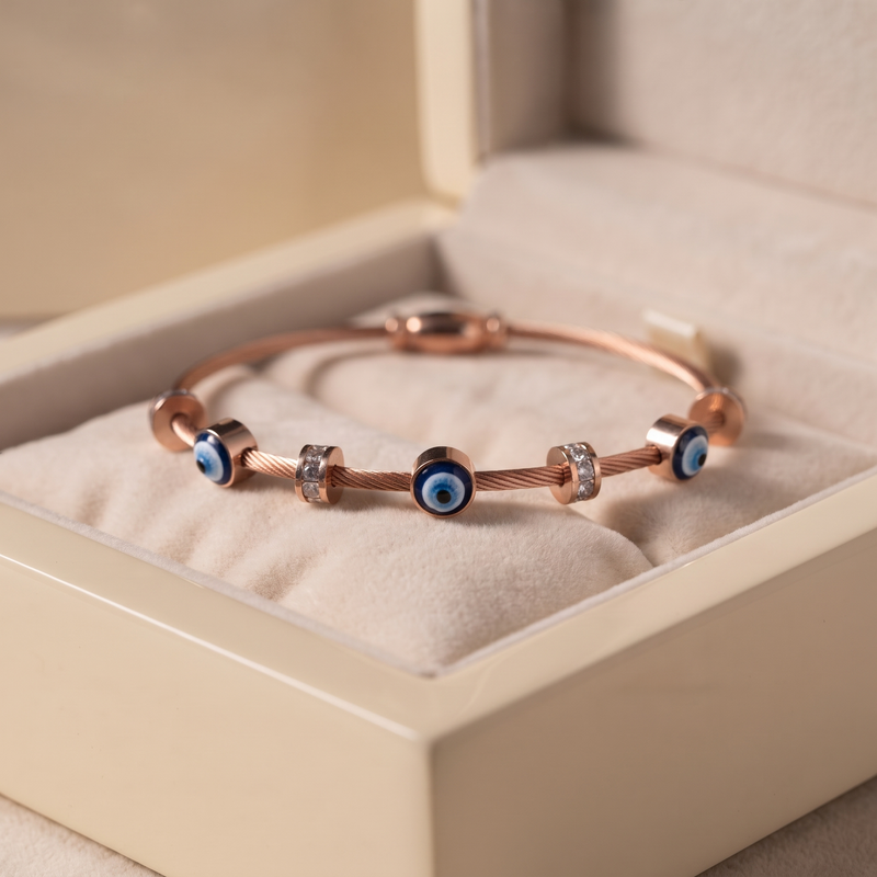 Buy Evil Eye Trending Solid bracelet for women for functional wear