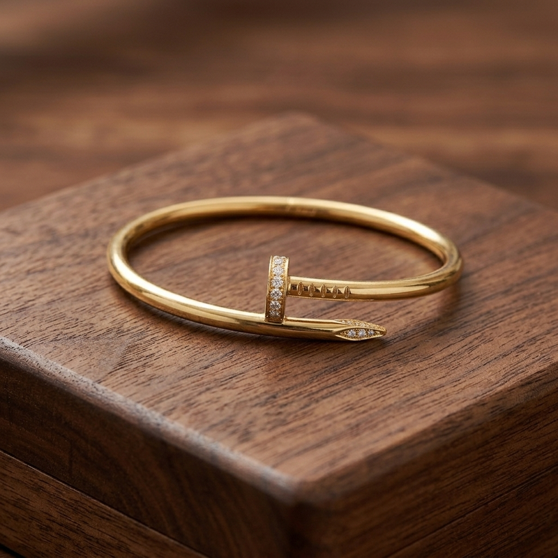 Buy Trending screw pattern Solid bracelet for women for functional wear