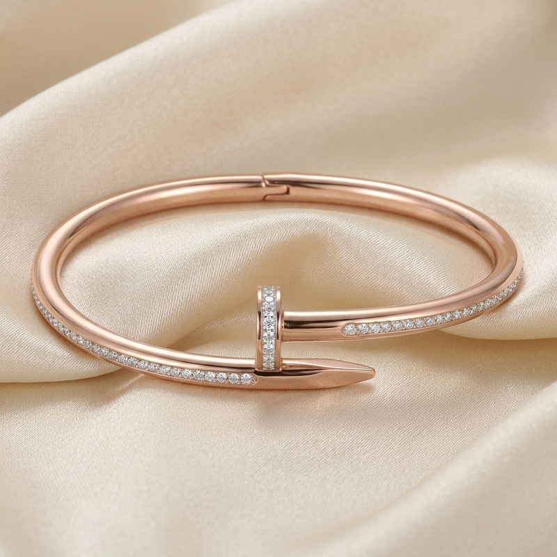 Buy Latest Trending Screw Pattern Solid bracelet for women