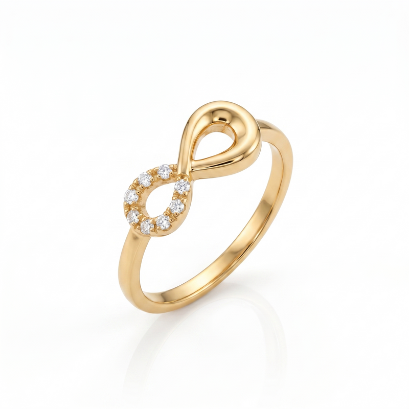 Buy Yamiluxe Present The Boundless Love Infinity Ring for women