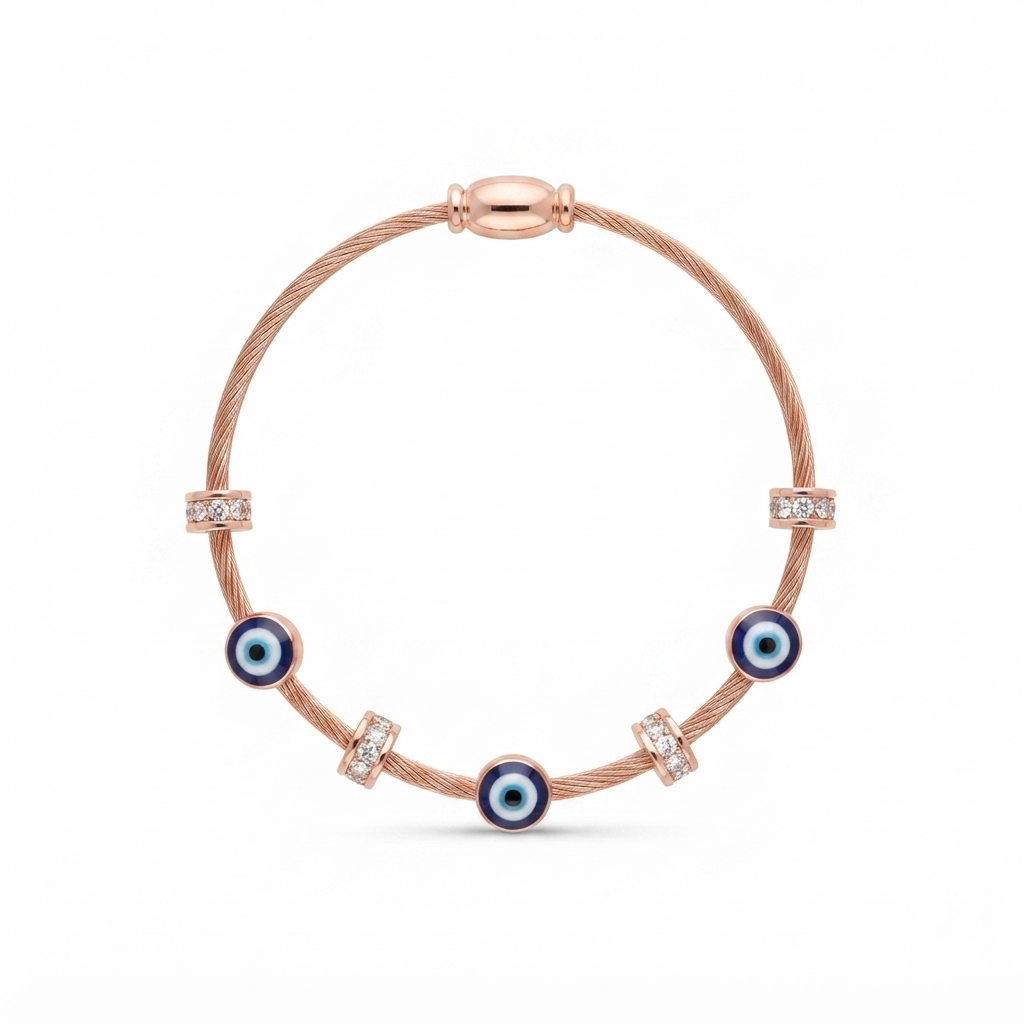 Buy Evil Eye Trending Solid bracelet for women for functional wear