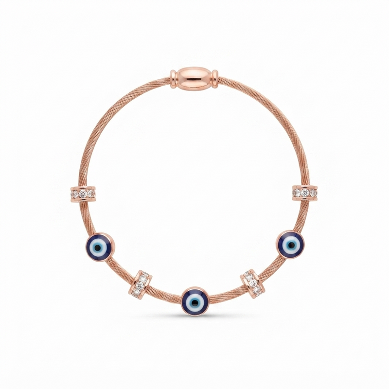 Buy Evil Eye Trending Solid bracelet for women for functional wear
