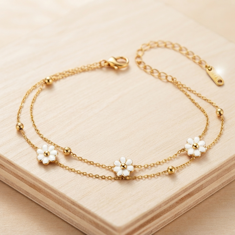 Buy Trending Flower Pattern Bracelet for women For Functional Wear