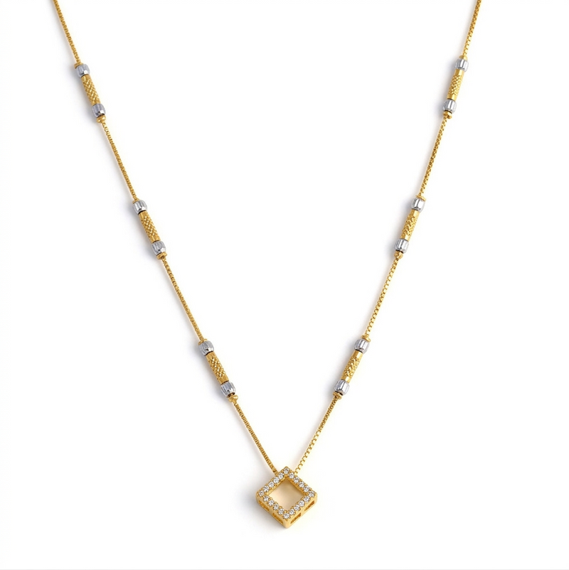 Elegant Geometric Mangal sutra Necklace for Women