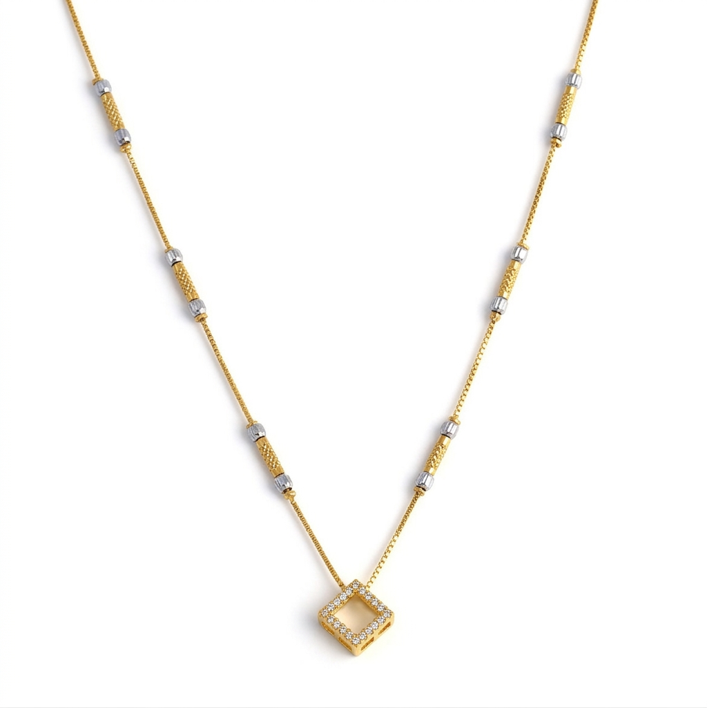 Elegant Geometric Mangal sutra Necklace for Women
