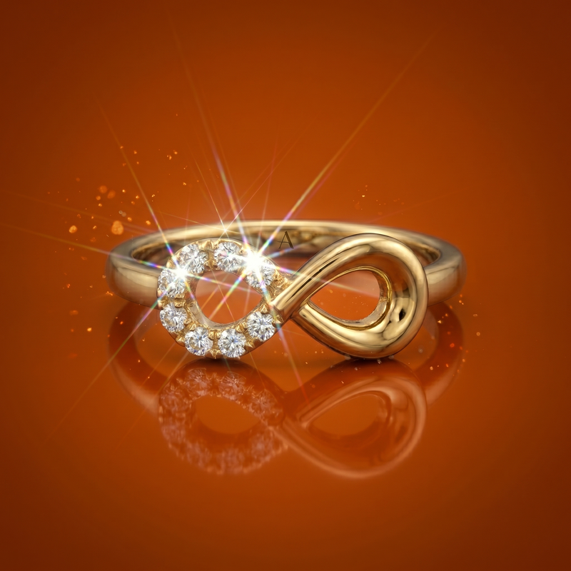 Buy Yamiluxe Present The Boundless Love Infinity Ring for women