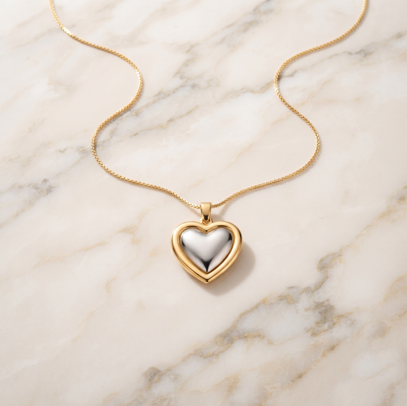 Buy Heart Stone pattern Chain pendant for Women