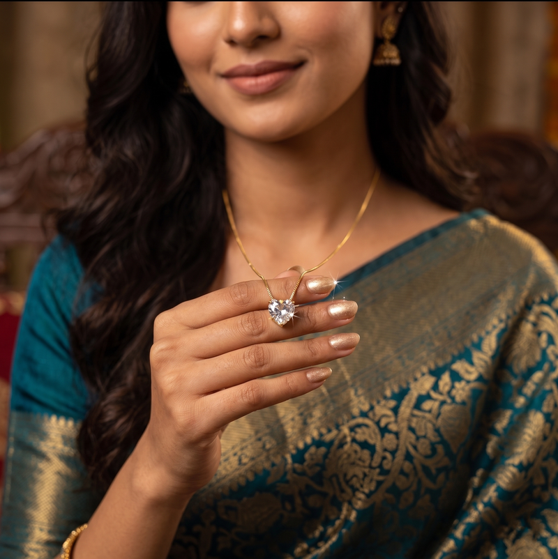 Buy Huge Demanding diamond Chain Pendant For girl